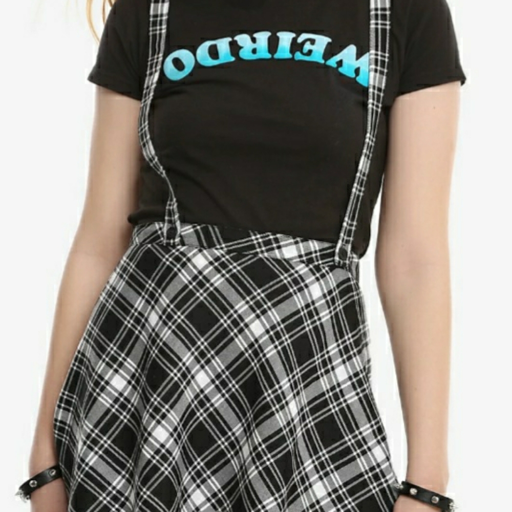 Tripp NYC Daang Goodman Plaid Skirt with Starps